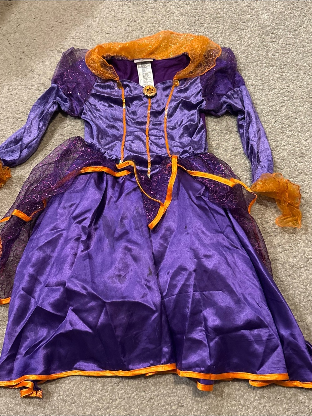 Disney Parks Minnie Mouse Witch Dress Medium Halloween World Land Costume